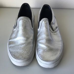 Silver Van slipons